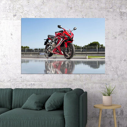 Honda Cbr650r Expensive Motorcycle Fast Speed Poster Wall Art Print Home Wall Decor