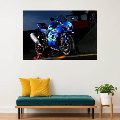 Suzuki Gsx R1000 Expensive Motorcycle Speed Poster Wall Art Print Home Wall Decor