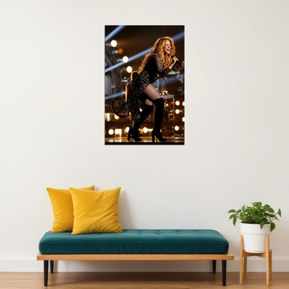 Shakira In Concert Singer Artist Musician Singer Poster Wall Art Print Home Wall Decor