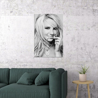 Young Britney Spears Singer Musician Poster Wall Art Print Home Wall Decor