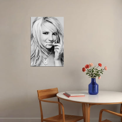 Young Britney Spears Singer Musician Poster Wall Art Print Home Wall Decor