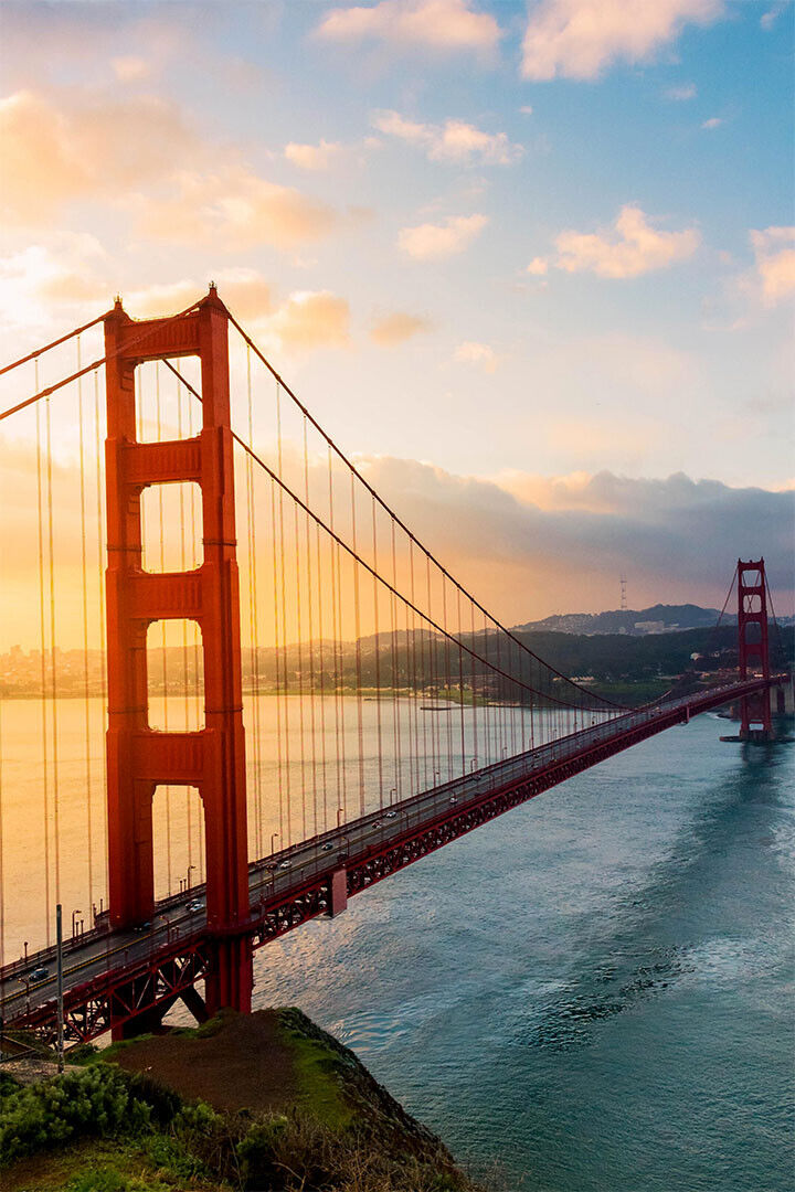 Golden Gate Bridge San Francisco Travel Landscape Poster Wall Art Print Home Wall Decor - xonomax