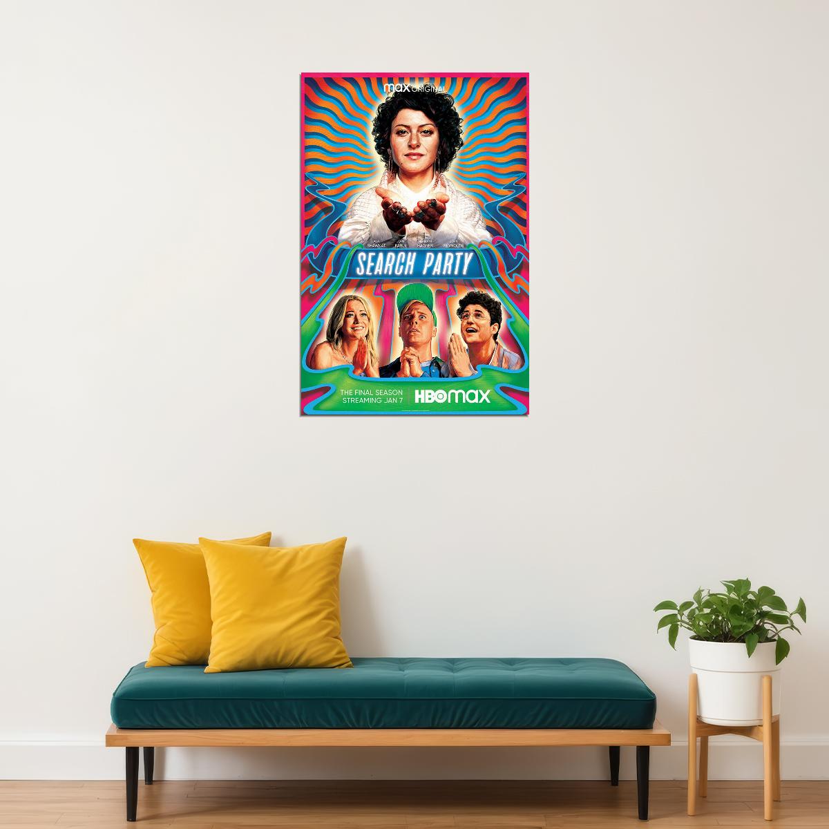 Search Party Movie Comedy Crime Drama Poster Wall Art Print Home Wall Decor