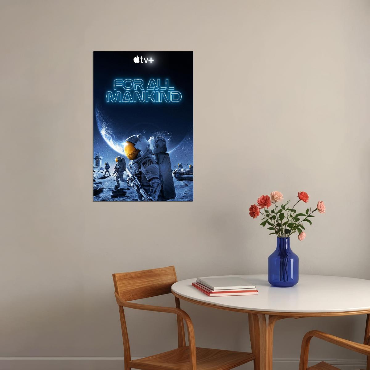 For All Mankind Movie Science Fiction Drama Poster Wall Art Print Home Wall Decor - xonomax