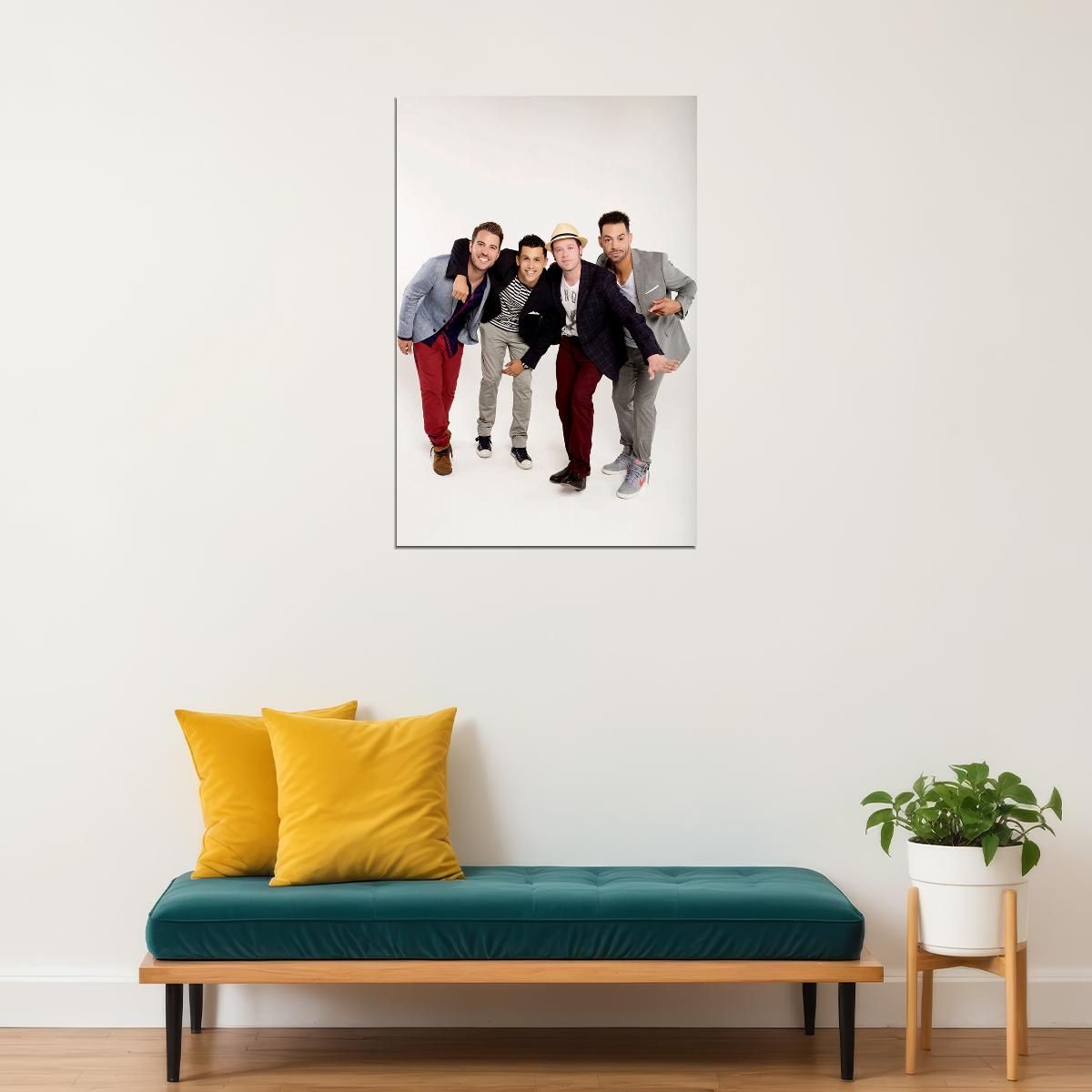 Otown Group Pose Music Band Poster Wall Art Print Home Wall Decor