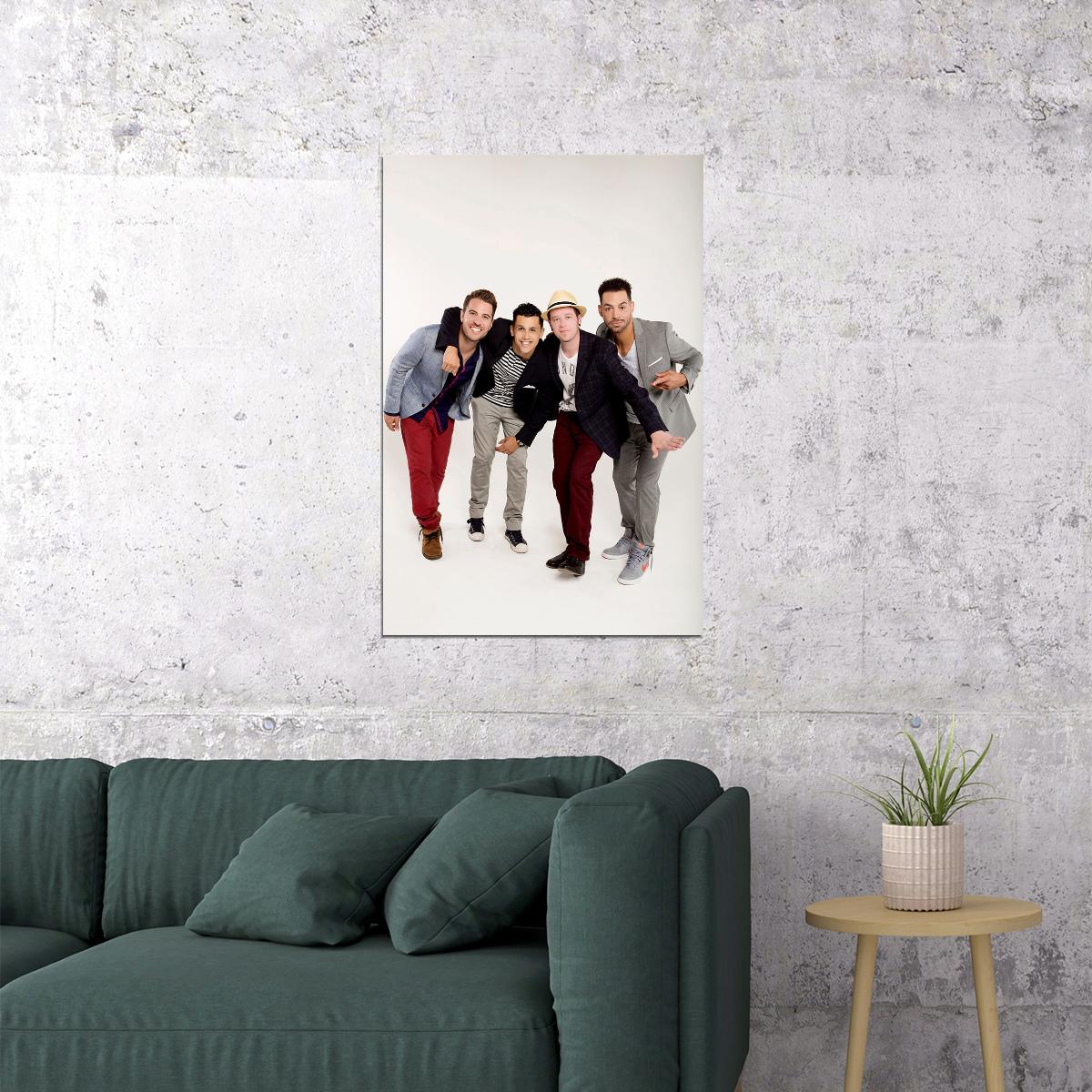 Otown Group Pose Music Band Poster Wall Art Print Home Wall Decor