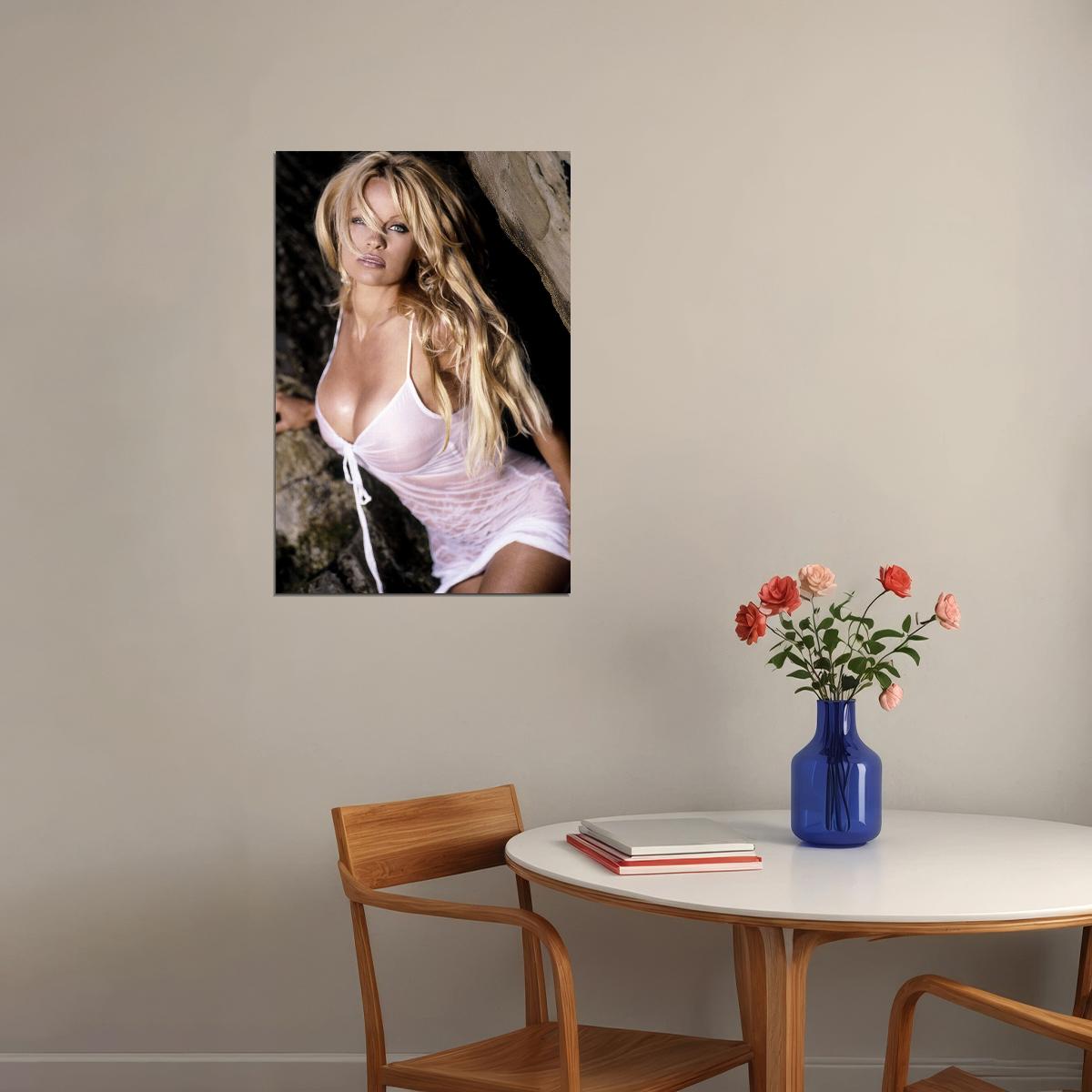 Pam Anderson Sexy Model Activist Artist Writer Poster Wall Art Print Home Wall Decor