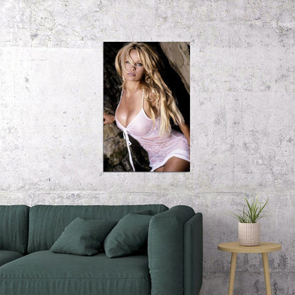 Pam Anderson Sexy Model Activist Artist Writer Poster Wall Art Print Home Wall Decor