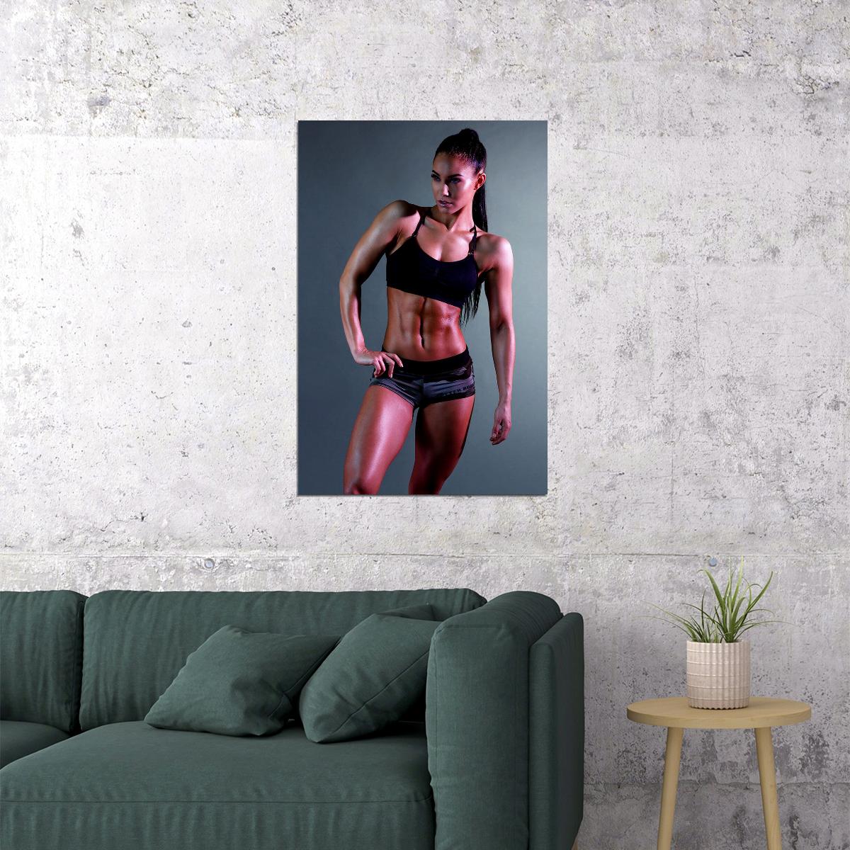 Steph Ii Sexy Female Athlete Sportswear Model Poster Wall Art Print Home Wall Decor