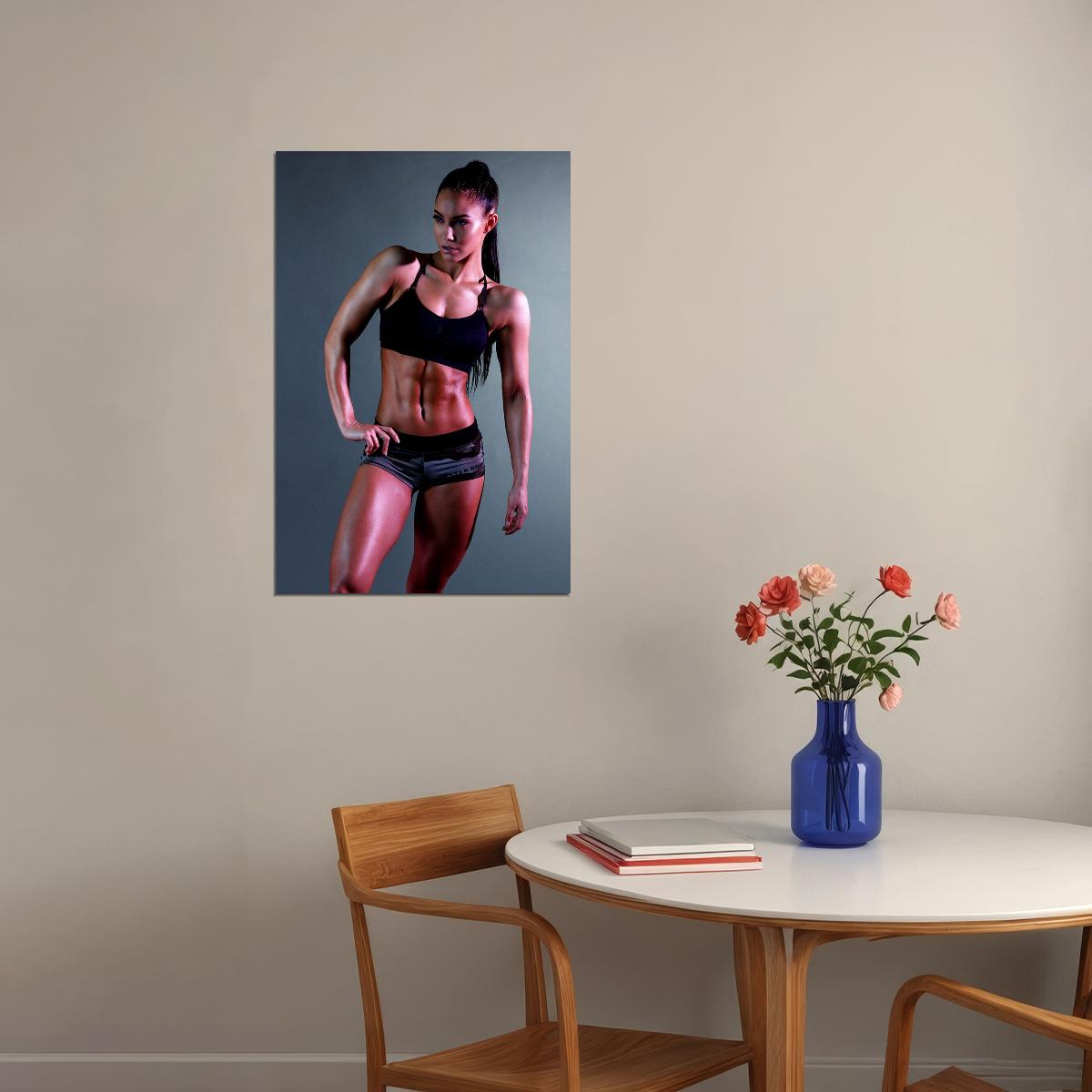 Steph Ii Sexy Female Athlete Sportswear Model Poster Wall Art Print Home Wall Decor