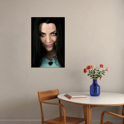 Amy Leee Evanescence Music Group Founder Poster Wall Art Print Home Wall Decor