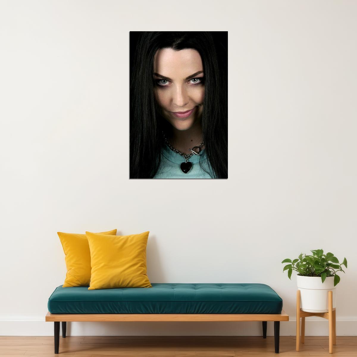 Amy Leee Evanescence Music Group Founder Poster Wall Art Print Home Wall Decor