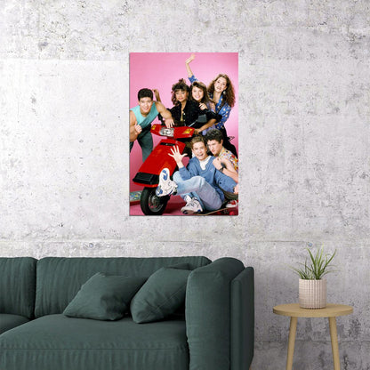 Saved By The Bell Tv Series Comedy Romance Poster Wall Art Print Home Wall Decor