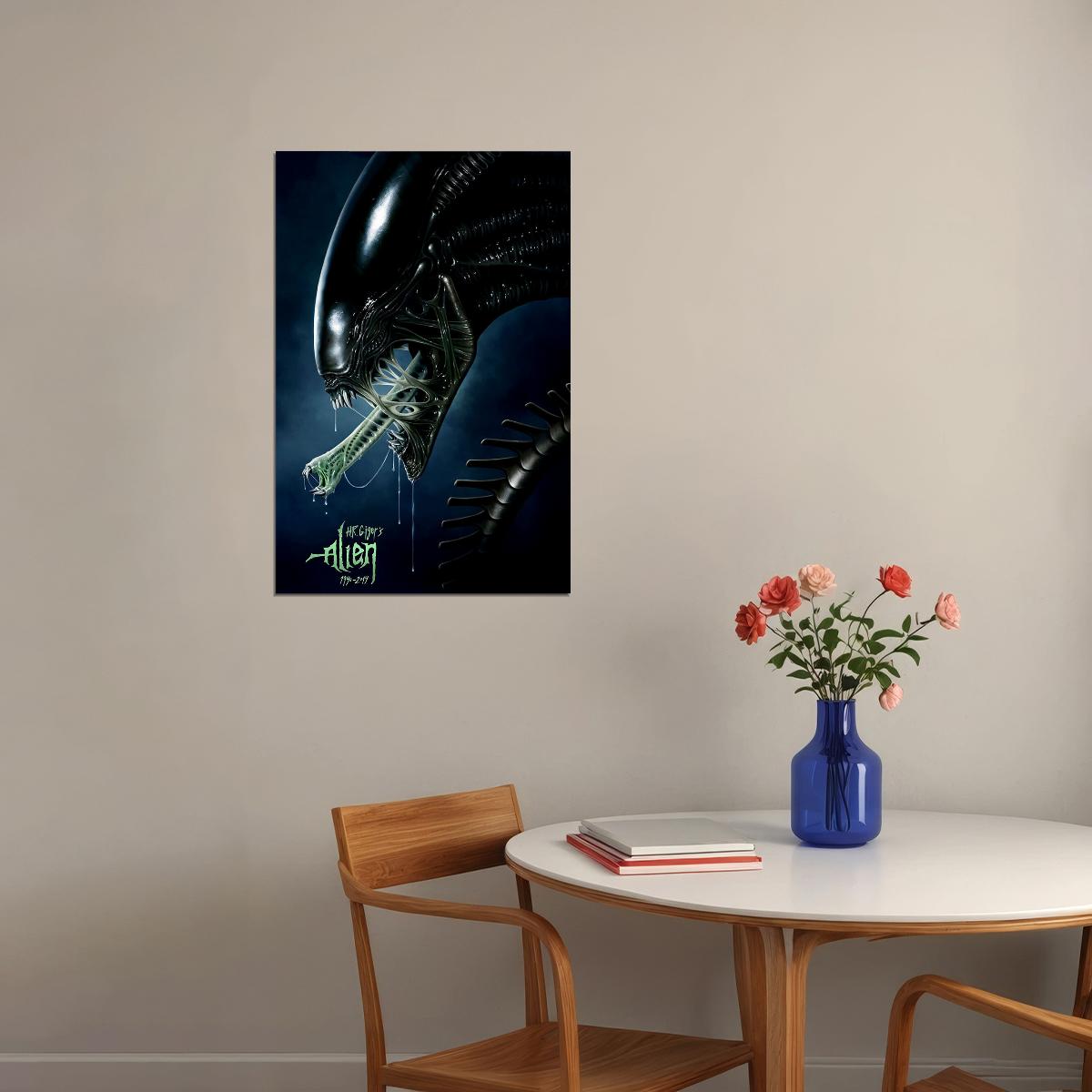 Alien Movie Science Fiction Adventure Horror Poster Wall Art Print Home Wall Decor - xonomax