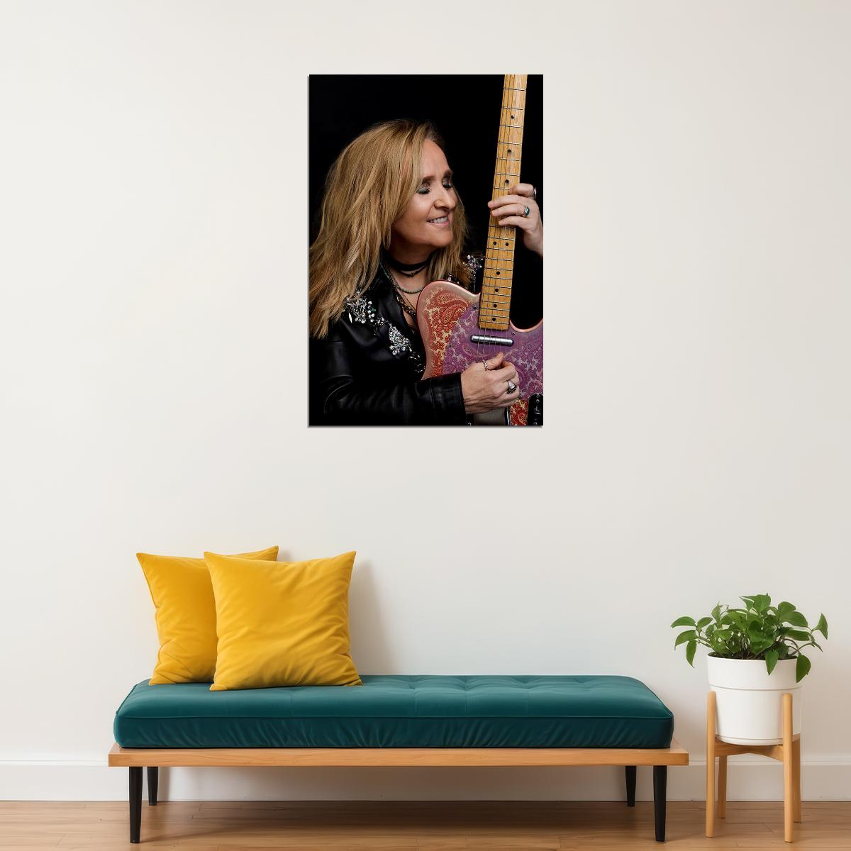 Melissa Etheridge Black Leather Poster Wall Art Print Home Wall Decor