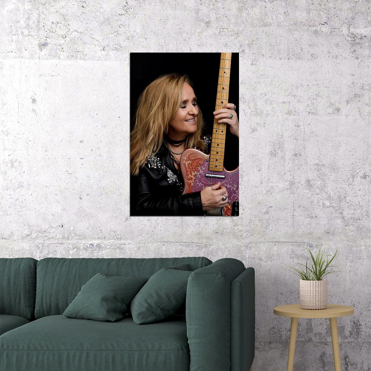 Melissa Etheridge Black Leather Poster Wall Art Print Home Wall Decor