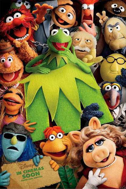 The Muppets Movie Fun Comedy Poster Wall Art Print Home Wall Decor