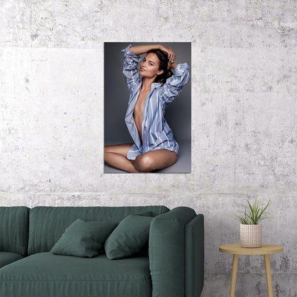 Alicia Vikander Celebrity Sweden Sexy Actor Poster Wall Art Print Home Wall Decor