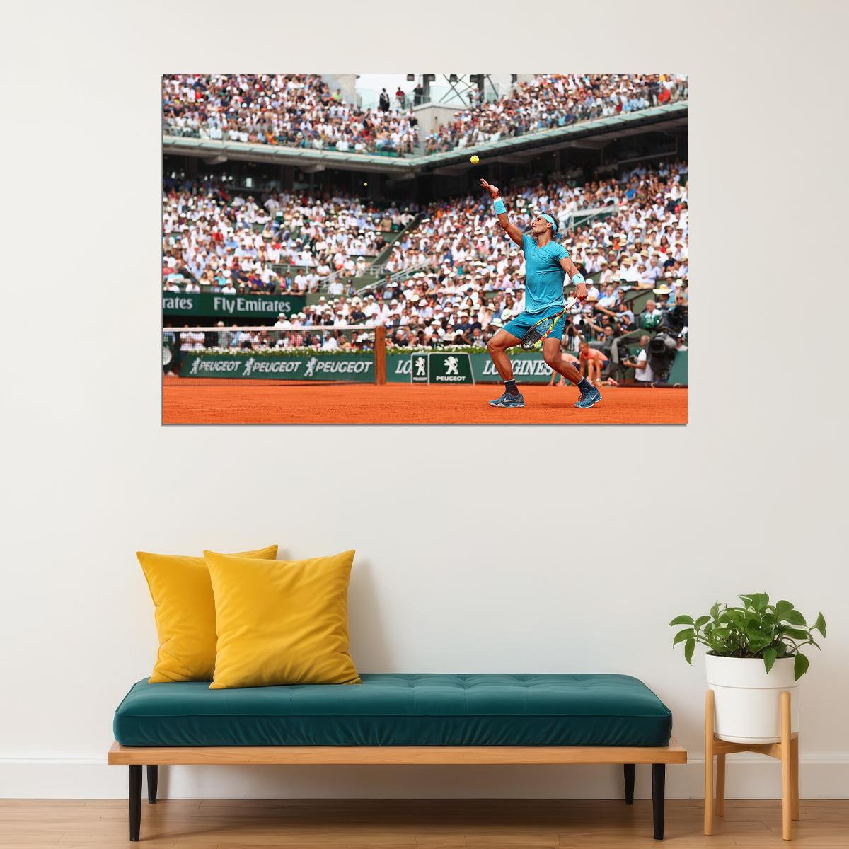 Rafael Nadal Male Top Tennis Player Sports Poster Wall Art Print Home Wall Decor