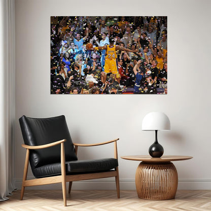 Kobe Bryant Los Angeles Basketball Player Poster Wall Art Print Home Wall Decor