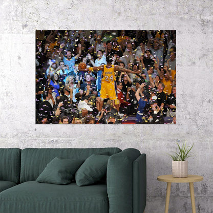 Kobe Bryant Los Angeles Basketball Player Poster Wall Art Print Home Wall Decor