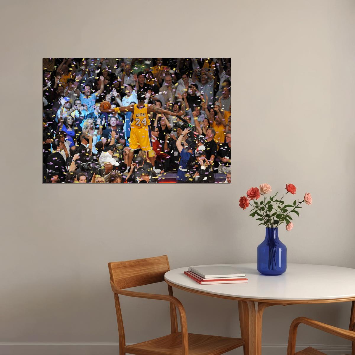 Kobe Bryant Los Angeles Basketball Player Poster Wall Art Print Home Wall Decor