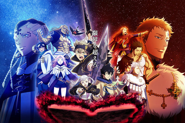 Poster - Black Clover Asta Yuno Silva Fight Hot Anime Poster Wall