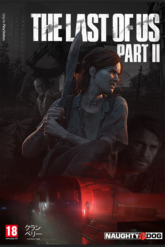 The Last Of Us 2 Ellie Survival Horror Game Poster Wall Art Print Home Wall Decor