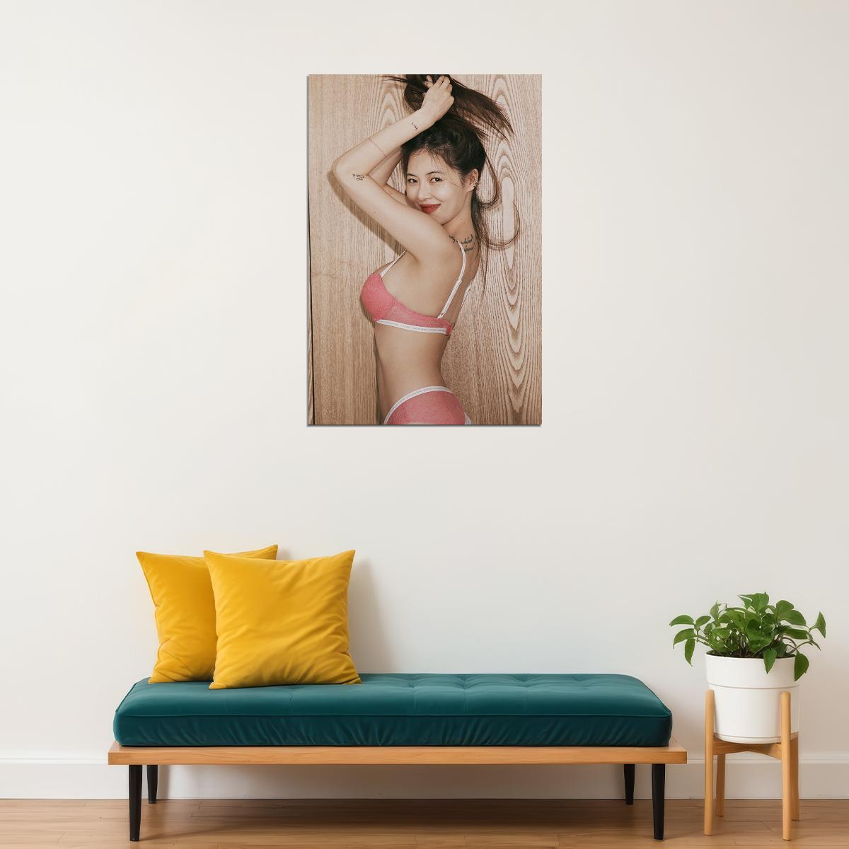 Kim Hyuna Sexy Beauty Singer Kpop Hot Star Poster Wall Art Print Home Wall Decor