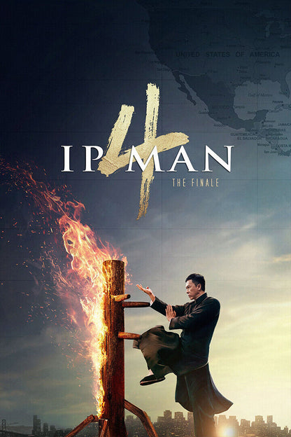 Ip Man Donnie Yen Kong Fu Fight Master Movie Poster Wall Art Print Home Wall Decor