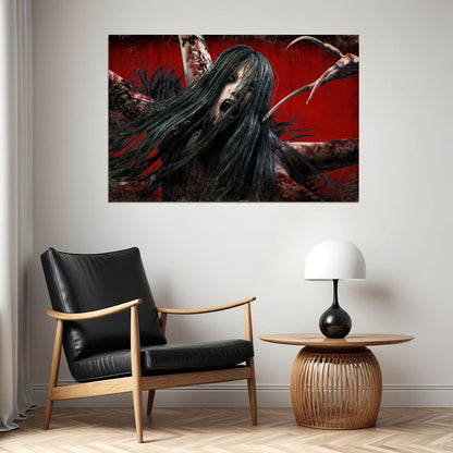 The Evil Within Ghost Survival Shooting Game Poster Wall Art Print Home Wall Decor