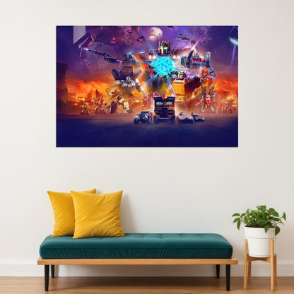 Transformers Optimus Prime Megatron War Movie Poster Wall Art Print Home Wall Decor