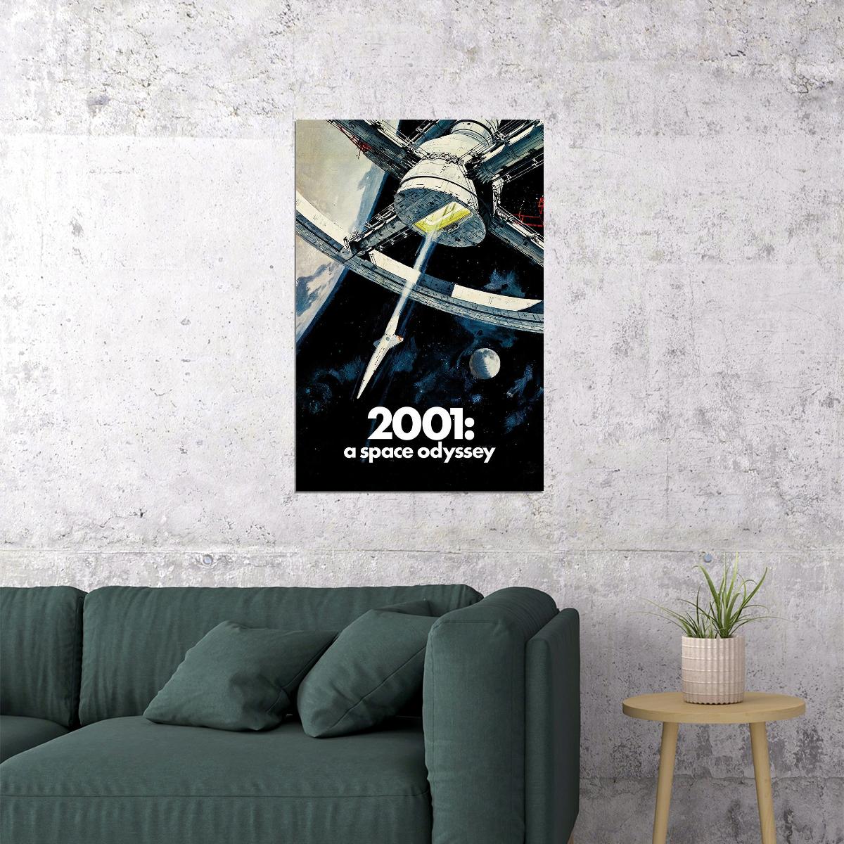 2001 A Space Odyssey Keir Dullea Classic Movie Poster Wall Art Print Home Wall Decor