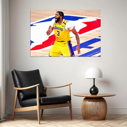 Anthony Davis Los Angeles Basketball Poster Wall Art Print Home Wall Decor