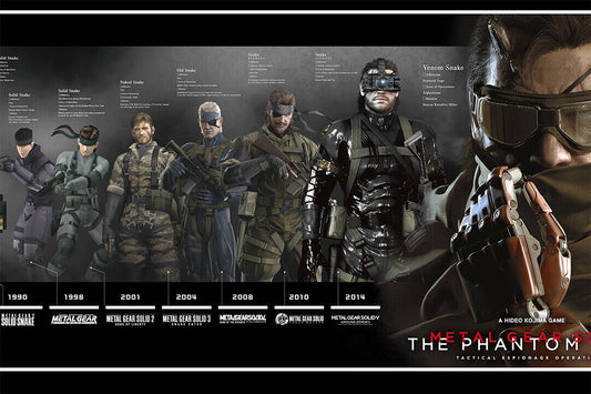 Metal Gear Solid Rising The Phantom Pain Game Poster Wall Art Print Home Wall Decor