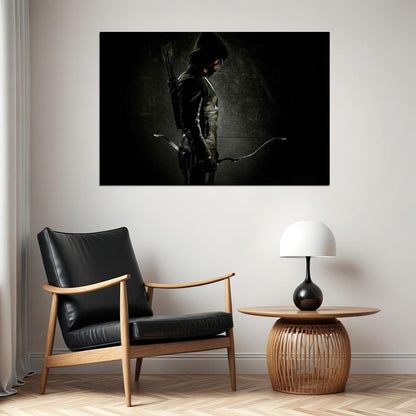 Arrow Oliver Queen Tv Show Action Crime Poster Wall Art Print Home Wall Decor - xonomax