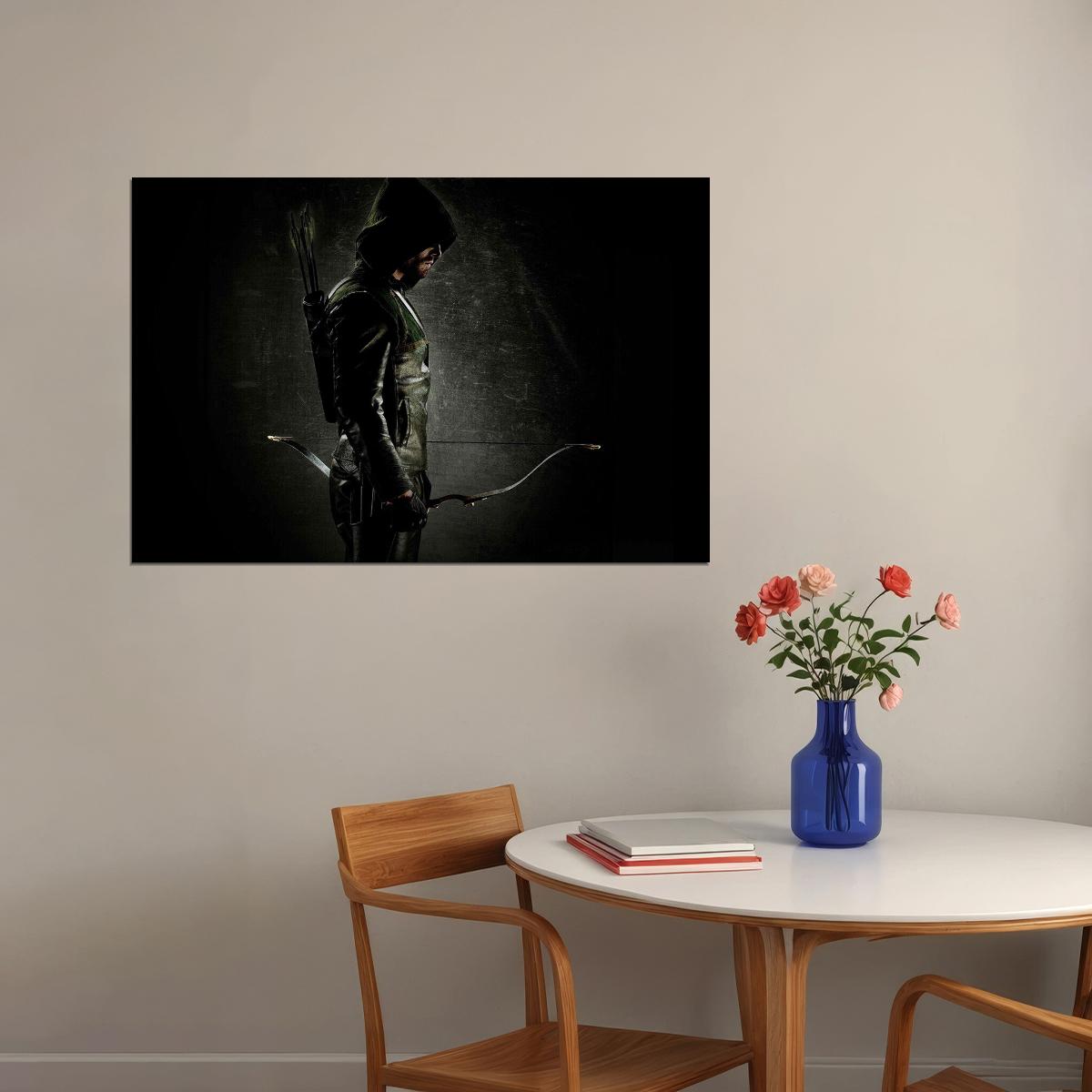 Arrow Oliver Queen Tv Show Action Crime Poster Wall Art Print Home Wall Decor - xonomax