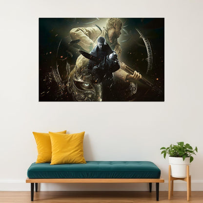 Resident Evil 8 Village Key Lady Dimitrescu Game Poster Wall Art Print Home Wall Decor