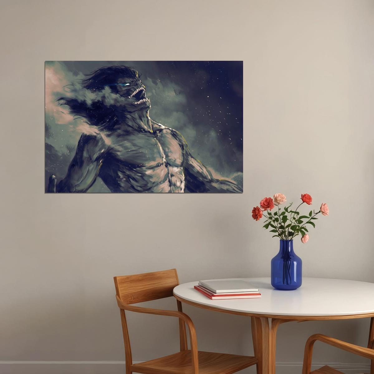 Attack On Titan Season 4 Big Man Japan Anime Poster Wall Art Print Home Wall Decor - xonomax