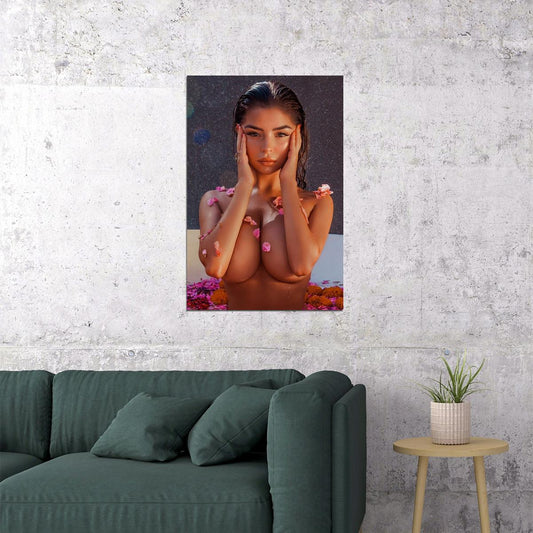 Demi Rose Hot Sexy Beauty Girl Model Artist Poster Wall Art Print Home Wall Decor - xonomax