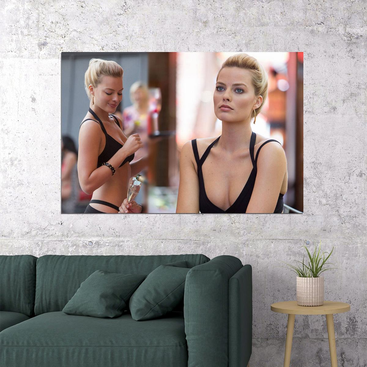 Margot Robbie Hot Sexy Girl Beauty Artist Poster Wall Art Print Home Wall Decor