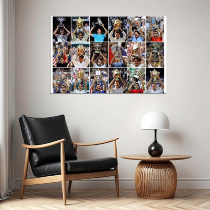 Roger Federer Top Tennis Player Sports Poster Wall Art Print Home Wall Decor