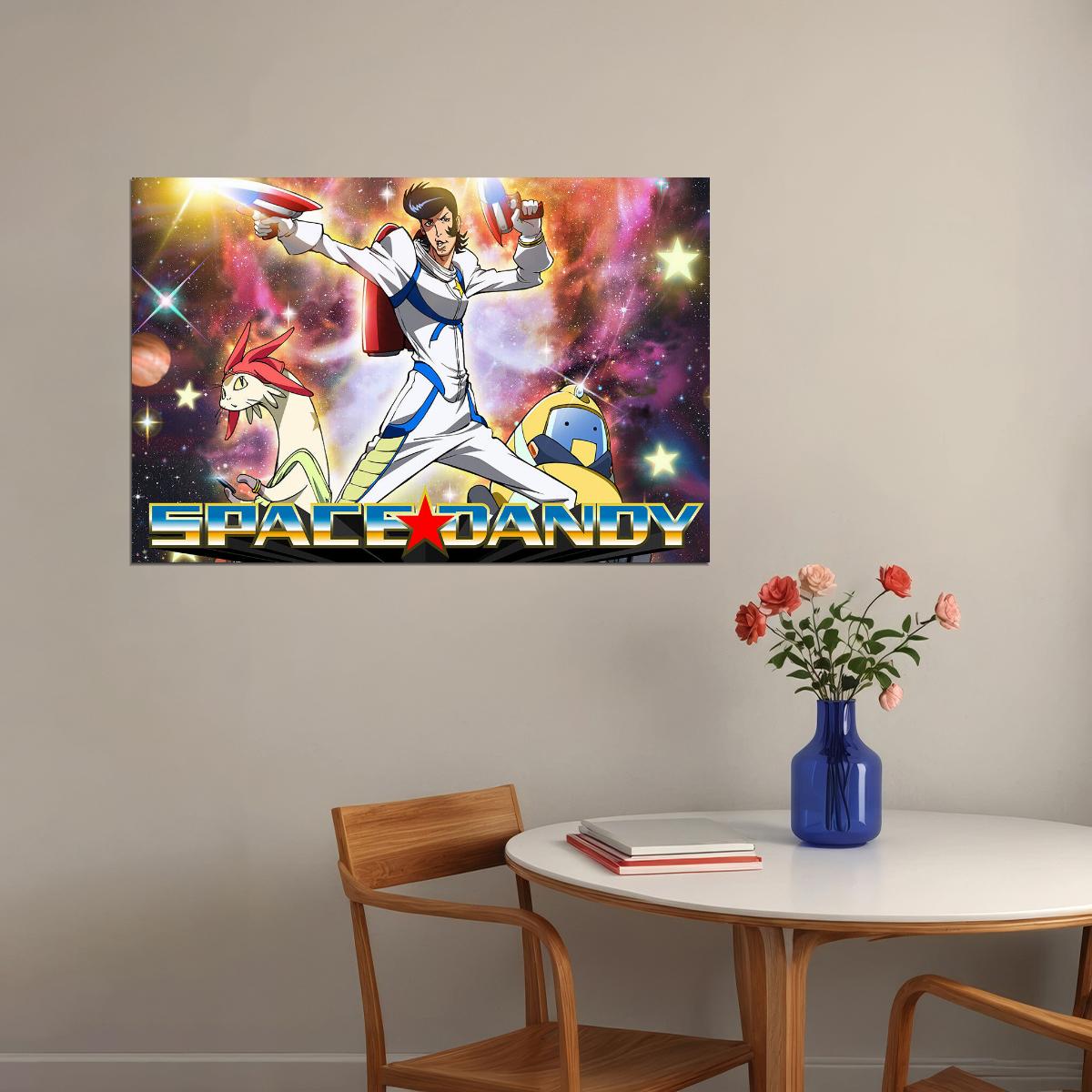Space Dandy Adventure Funny Japan Anime Movie Poster Wall Art Print Home Wall Decor - xonomax