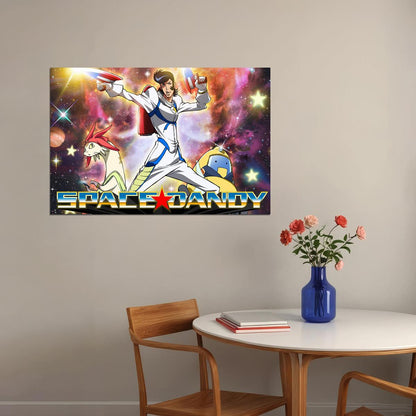 Space Dandy Adventure Funny Japan Anime Movie Poster Wall Art Print Home Wall Decor - xonomax
