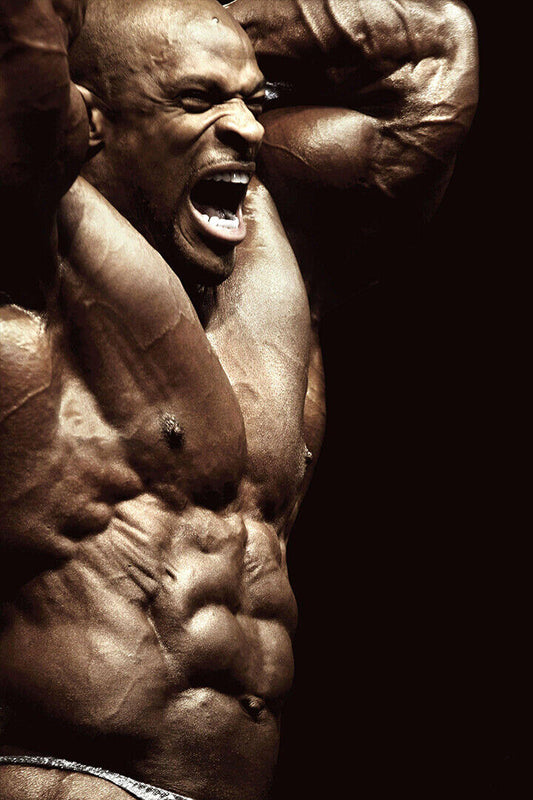 Ronnie Coleman Body Building Muscle Exercise Sport Poster Wall Art Print Home Wall Decor