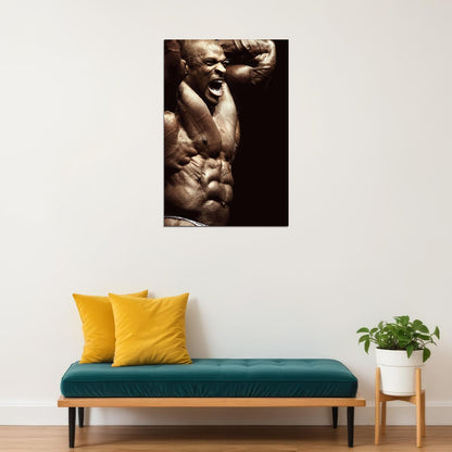 Ronnie Coleman Body Building Muscle Exercise Sport Poster Wall Art Print Home Wall Decor