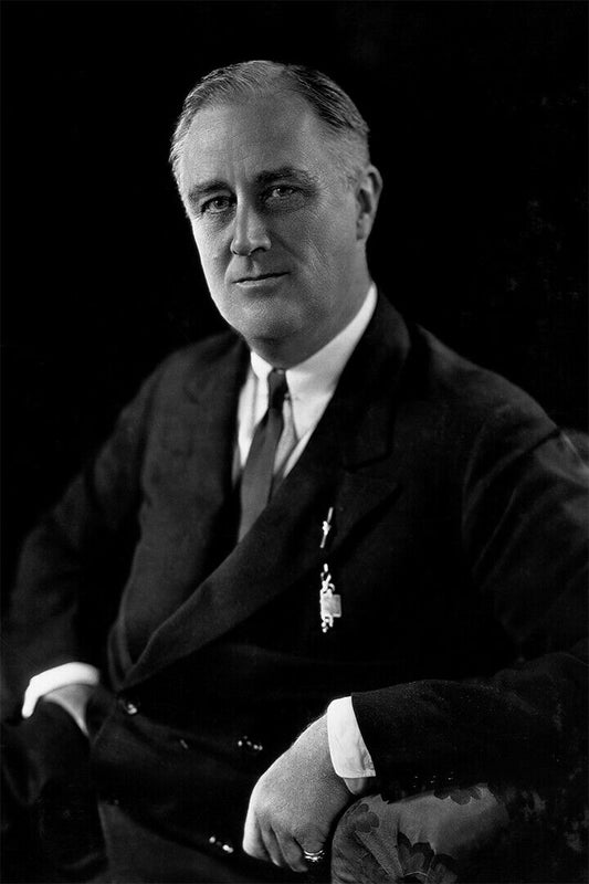 Governor Franklin Delano Roosevelt Vintage Poster Wall Art Print Home Wall Decor