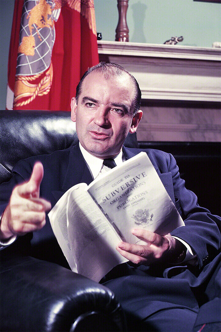 Senator Joseph Mccarthy Testifying Poster Wall Art Print Home Wall Decor