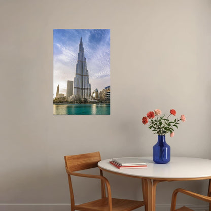 Dubai United Arab Emirates Burj Khalifa Poster Wall Art Print Home Wall Decor - xonomax