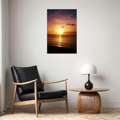 Beautiful Sunset Landscape Sky Poster Wall Art Print Home Wall Decor - xonomax